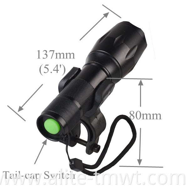 10W LED Ultra Bright 18650 Rechargeable Battery Bike Light